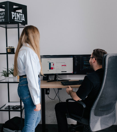 Zespół Sopchy testują projekt po wdrożeniu sklepu internetowego