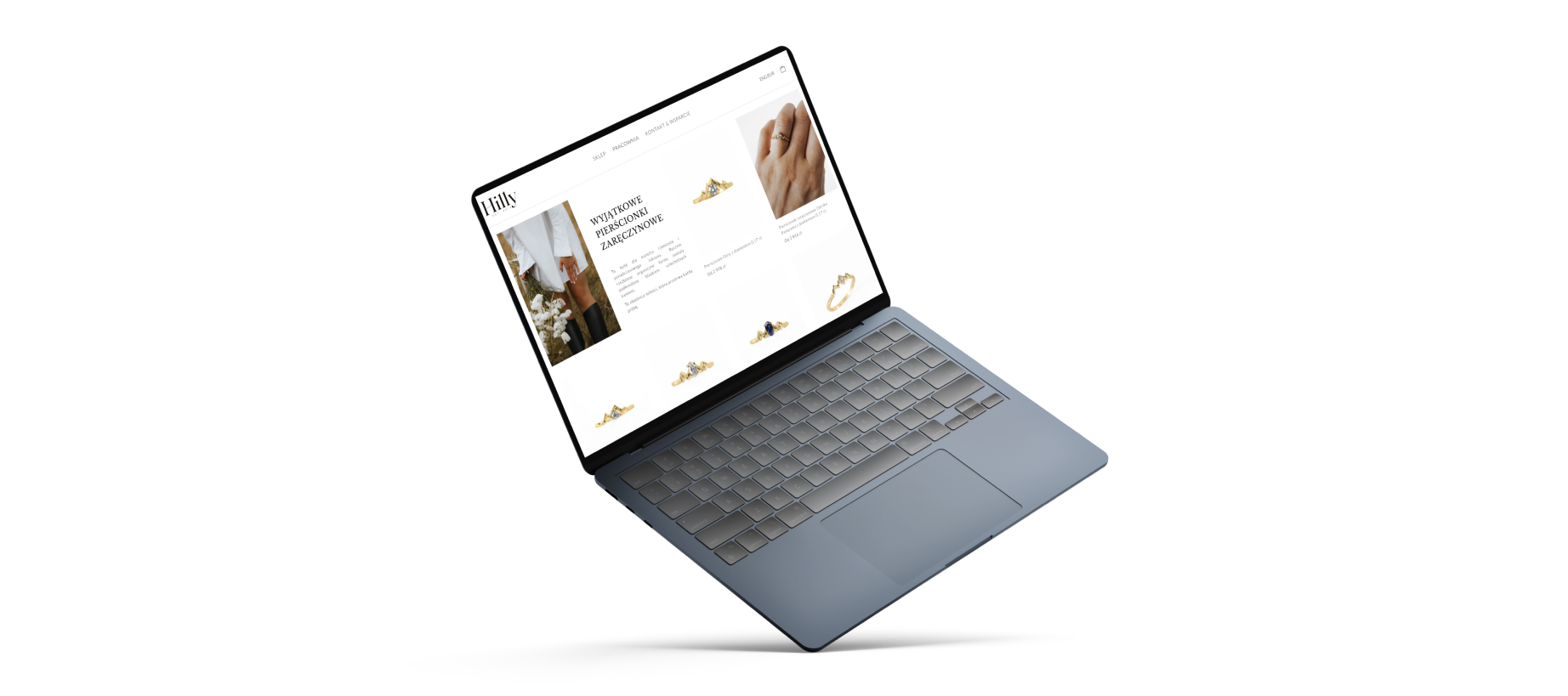 Strona internetowa Hilly - wersja mobile